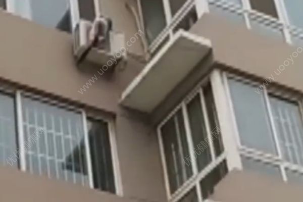 2歲男童墜樓瞬間，鄰居奮力將他接住(1)