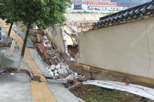 南昌路面突發(fā)塌陷整排樹木轟然倒塌，現(xiàn)場搶修正緊張展開(3)