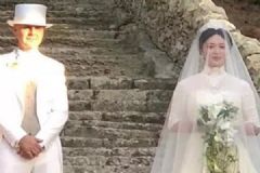 金星復(fù)婚穿潔白婚紗和老公舉辦婚禮，金星漢斯離婚原因曝光[多圖]