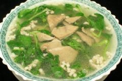 青菜豬肝湯的做法？青菜豬肝湯怎么做？[圖]