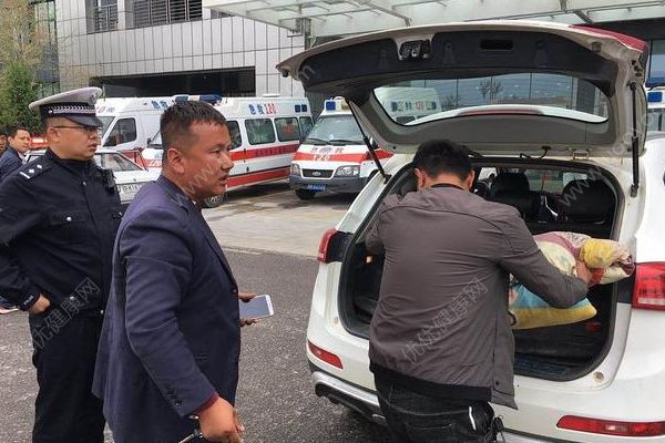 榆林男子車禍中左腿被撞斷，交警飛奔護(hù)送斷肢(1)