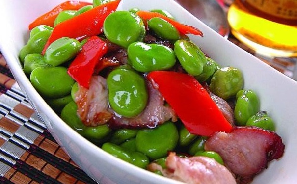 火腿炒蠶豆怎么做？火腿炒蠶豆做法是什么？(1)