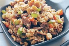 青菜牛肉炒飯?jiān)趺醋?？青菜牛肉炒飯的做法[圖]