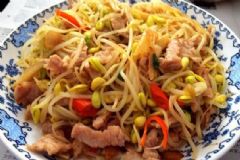 豆芽炒肉怎么做？豆芽炒肉的做法[多圖]