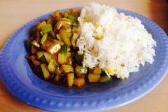 杭師大2元蓋澆飯，吃蓋澆飯會胖嗎？[多圖]