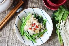 金針菇和菠菜能一起吃嗎？金針菇菠菜涼拌怎么做？[多圖]