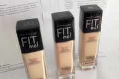美寶蓮fitme粉底液色號有哪些？美寶蓮粉底液試色[圖]
