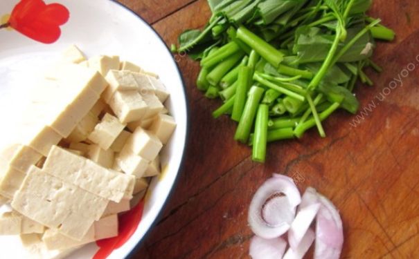 空心菜和豆腐能一起吃嗎？空心菜和豆腐做菜好嗎？(3)
